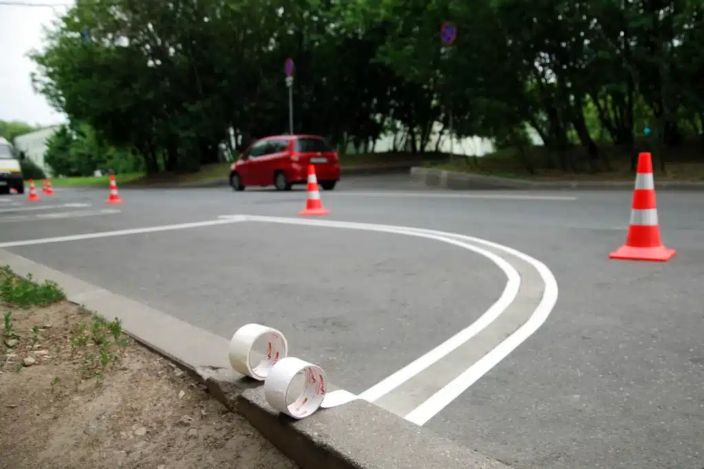 parking marking on the road